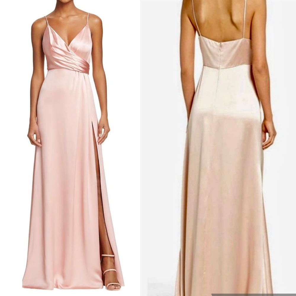New Jill Stuart Pink Satin Dress